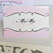 Elegant Mr and Mrs Folded Note Cards